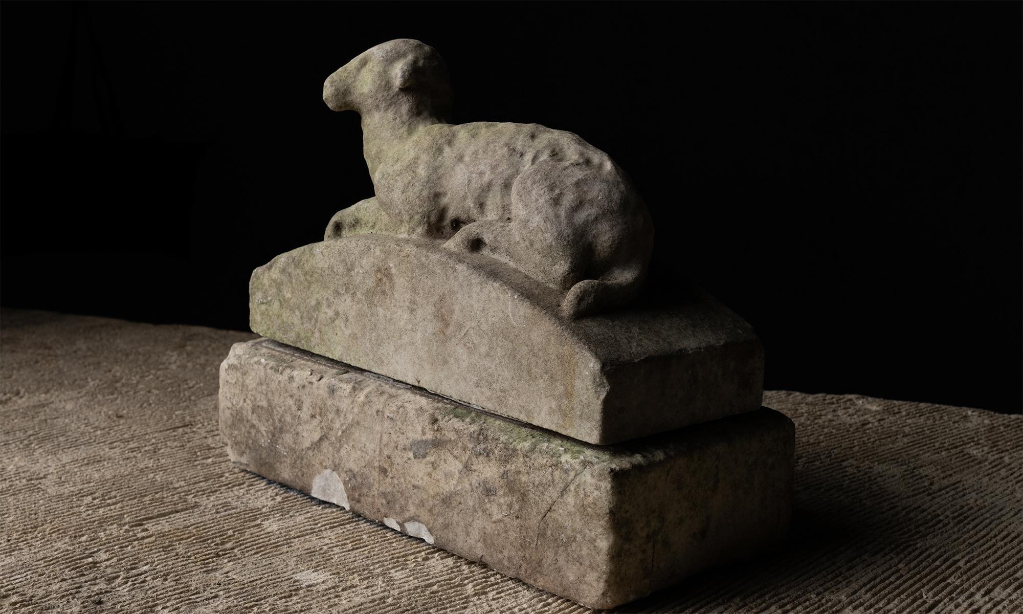 Mid-19th Century Sheep Sculpture, Italy circa 1840 For Sale