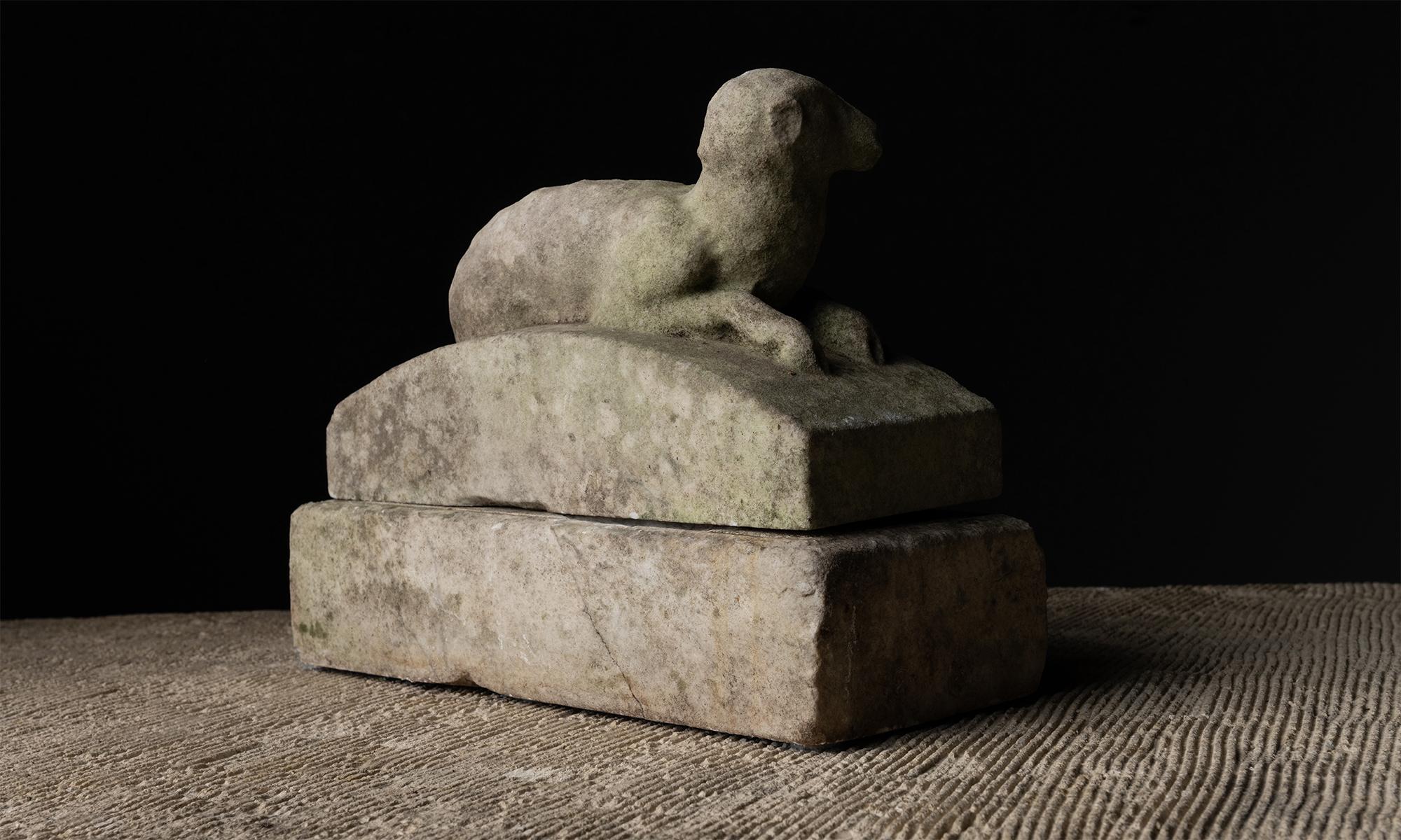 Mid-19th Century Sheep Sculpture, Italy circa 1840 For Sale