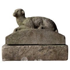 Antique Sheep Sculpture, Italy circa 1840
