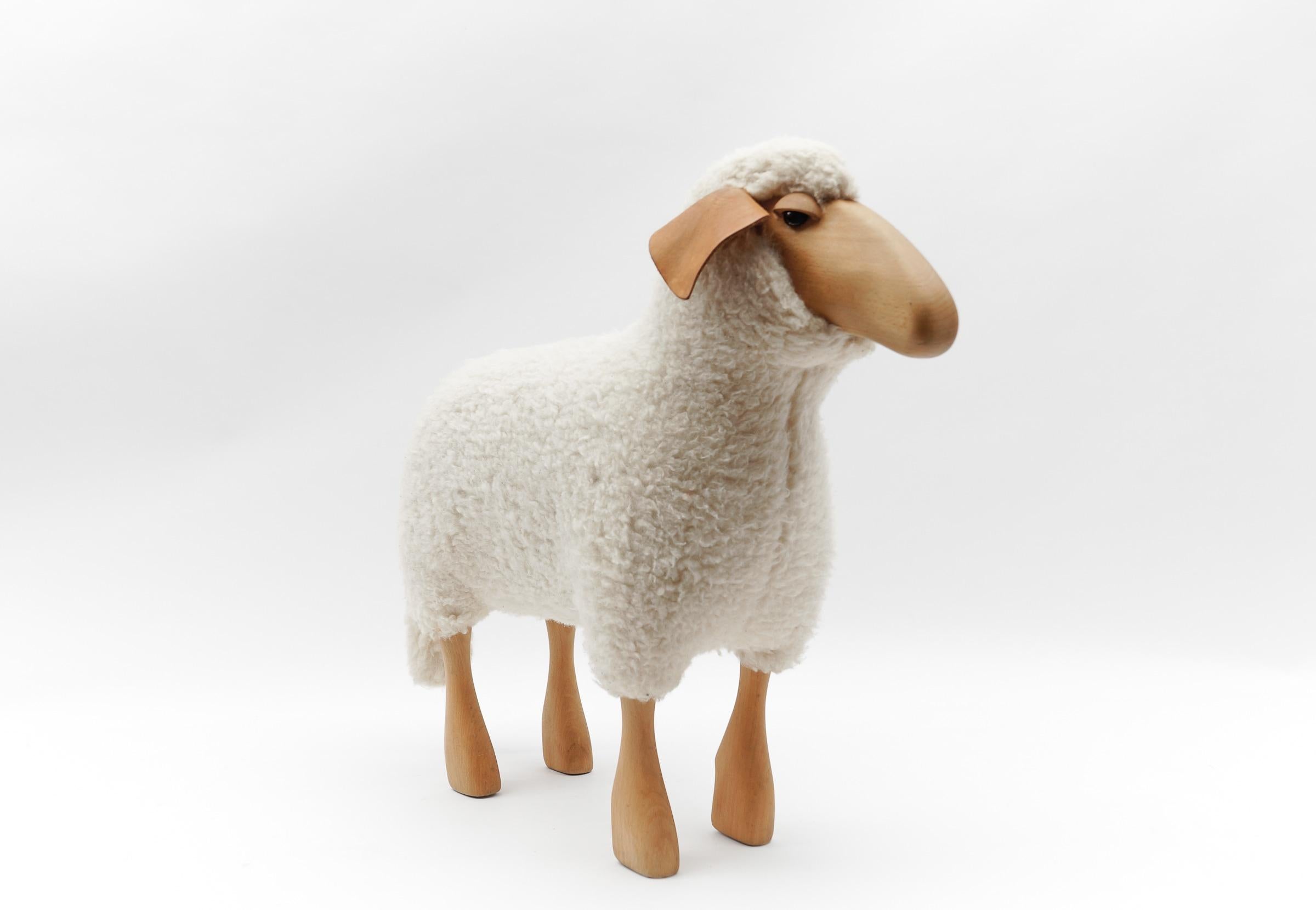 Very nice. 

Sheep Stool by Hans-Peter Krafft for Meier, Germany 1960s.

Very good vintage condition with little sings of usage. 