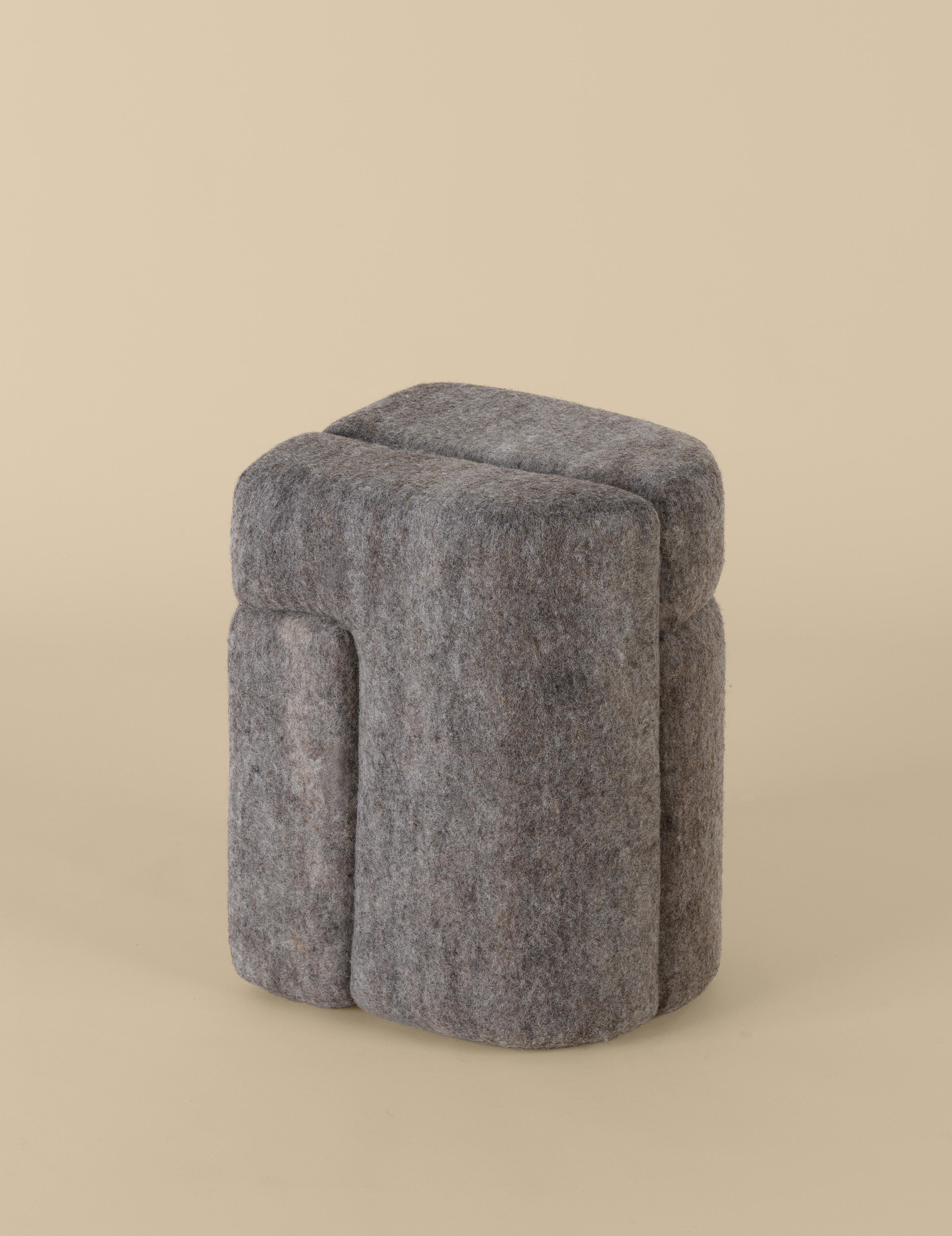 Modern Sheep Stool by Studio Ahead - Grey For Sale
