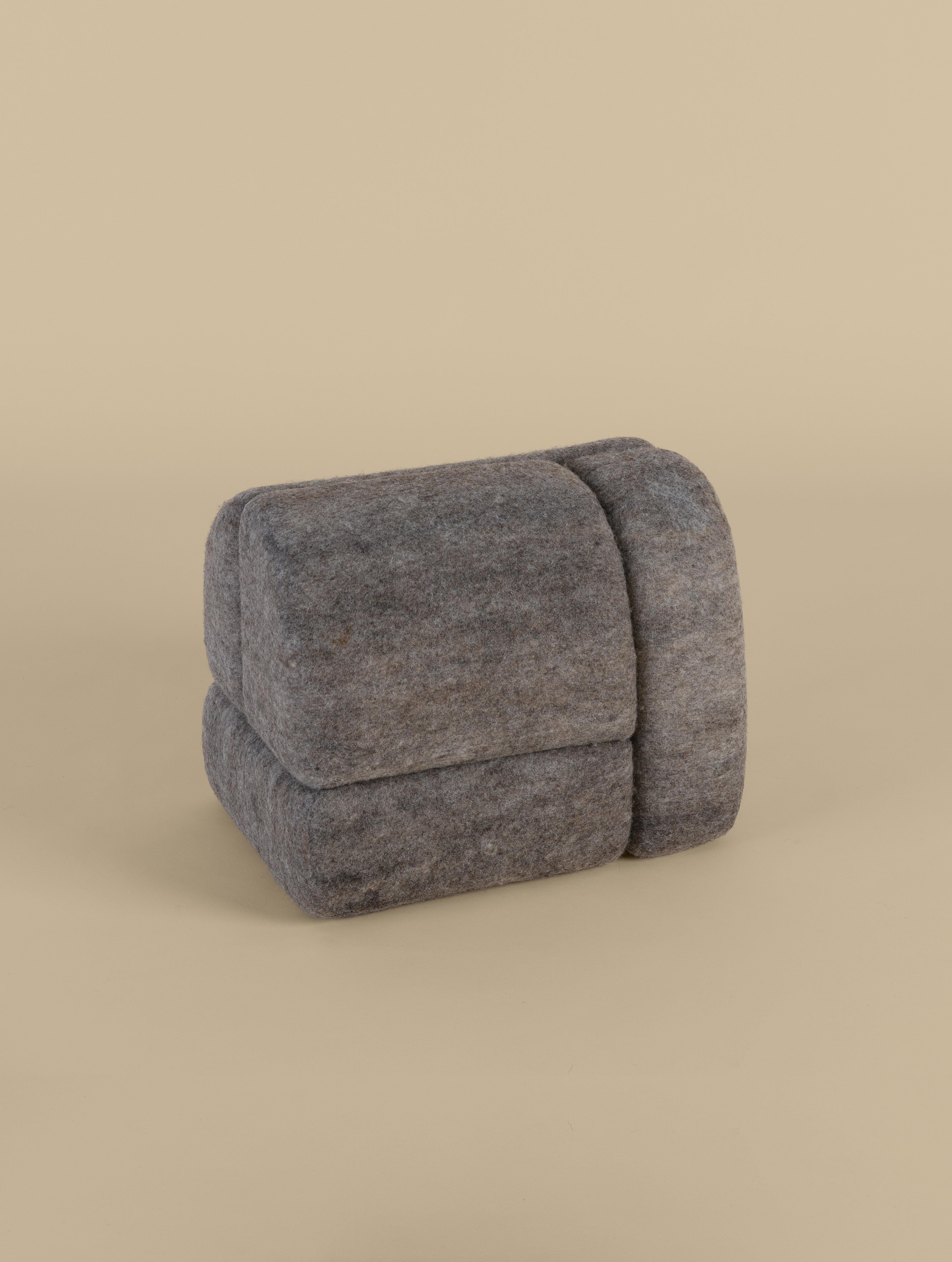 American Sheep Stool by Studio Ahead - Grey For Sale