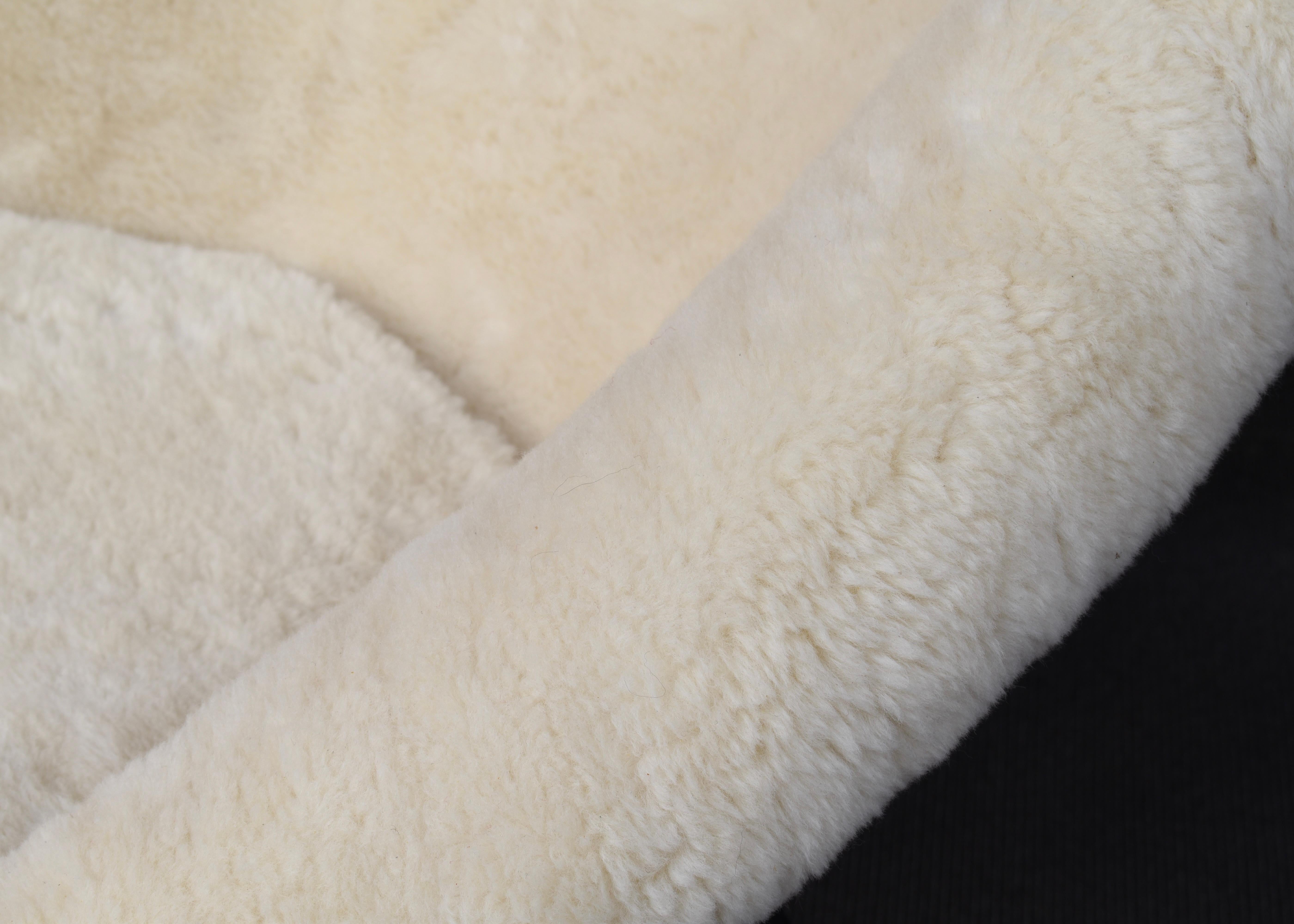 Sheep Wool Armchair by or in the Manor Fritz Neth, Germany, circa 1970 14