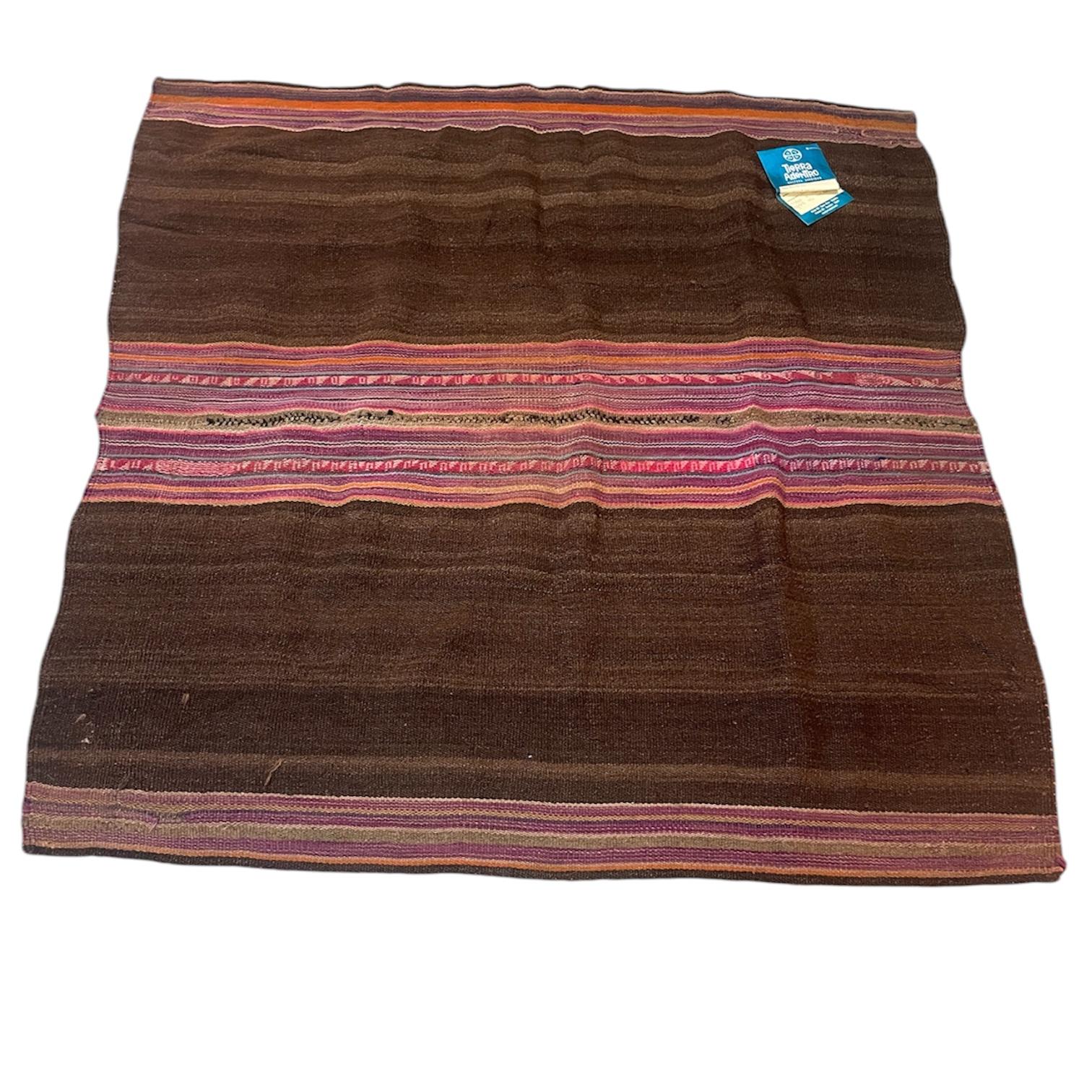 Pre-Columbian Sheep wool blanket Indigenous art Northern Argentina For Sale