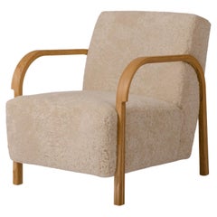Sheepskin ARCH Lounge Chair by Mazo Design