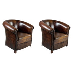 juego de 2 sillones club de piel de oveja