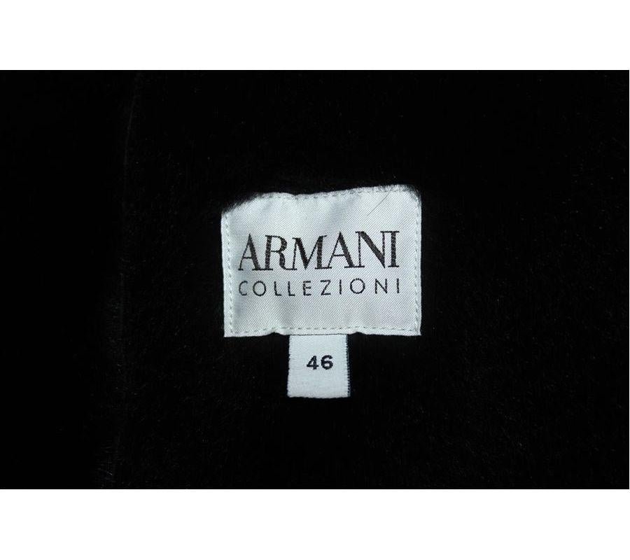 Women's Giorgio Armani Sheepskin coat size 46 For Sale