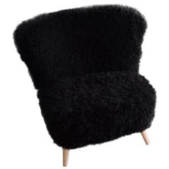 Sheepskin Cocktail Club Chair