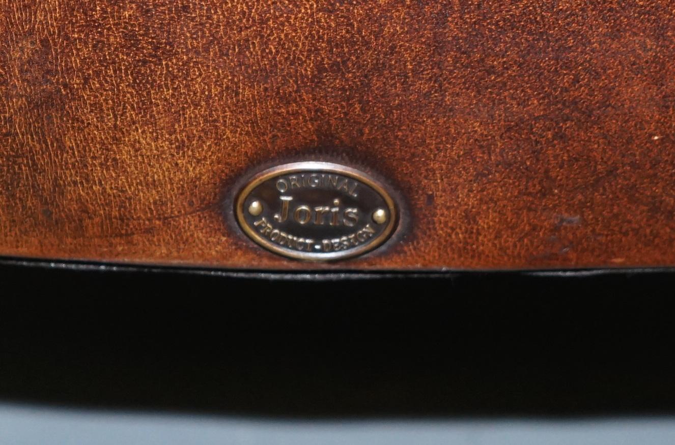Sheepskin Leather Aged Brown Joris Product Design Tub Club Armchair Rare Find 9