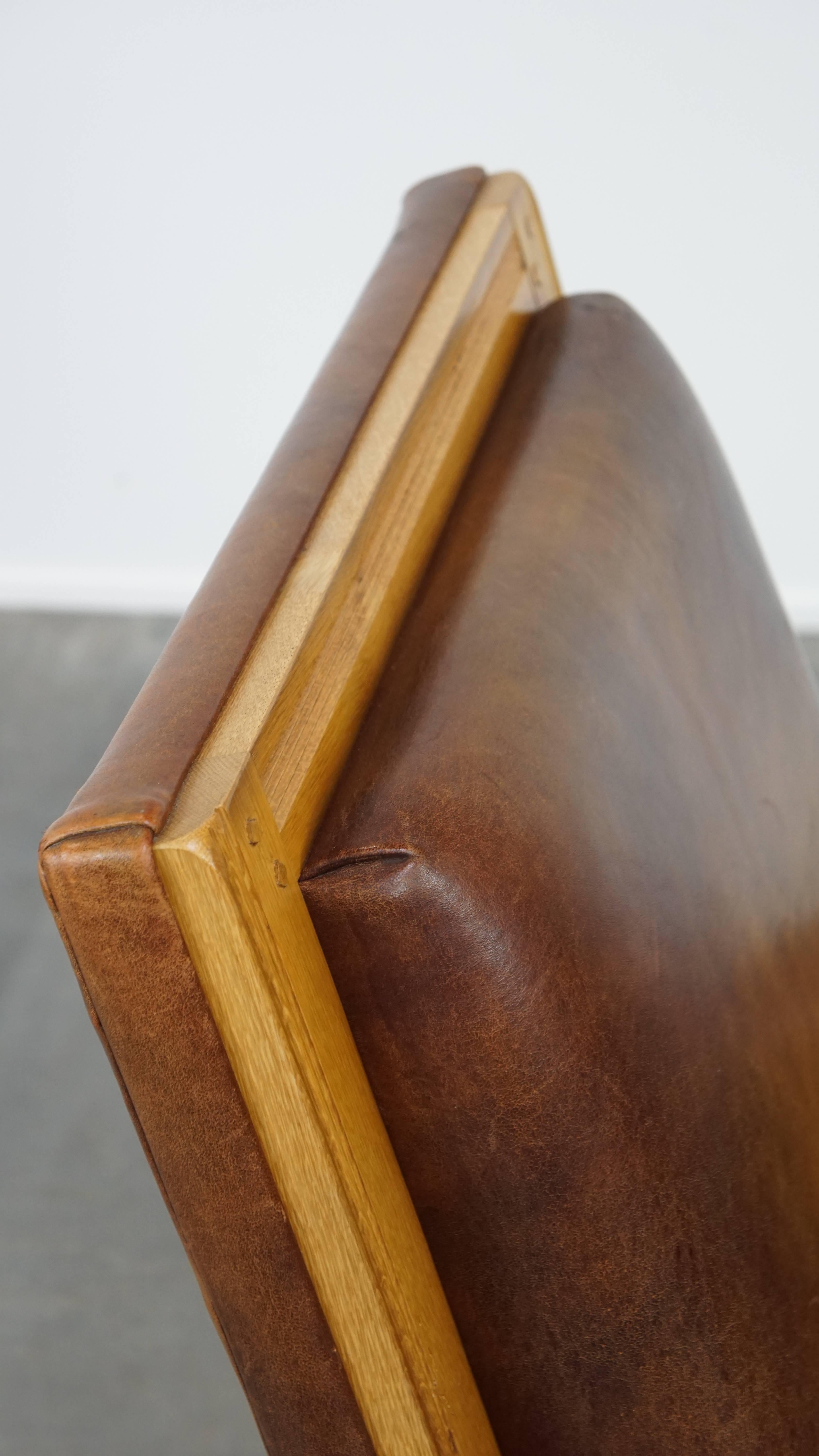 Sessel aus Schafsleder im Art-déco-Design aus Schafsleder im Angebot 7
