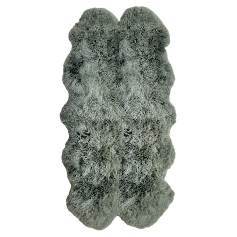 Sheepskin Rug Green Eucalyptus - 3x6'  90x180cm