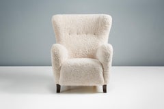 Sheepskin Sampo Chair & Ottoman