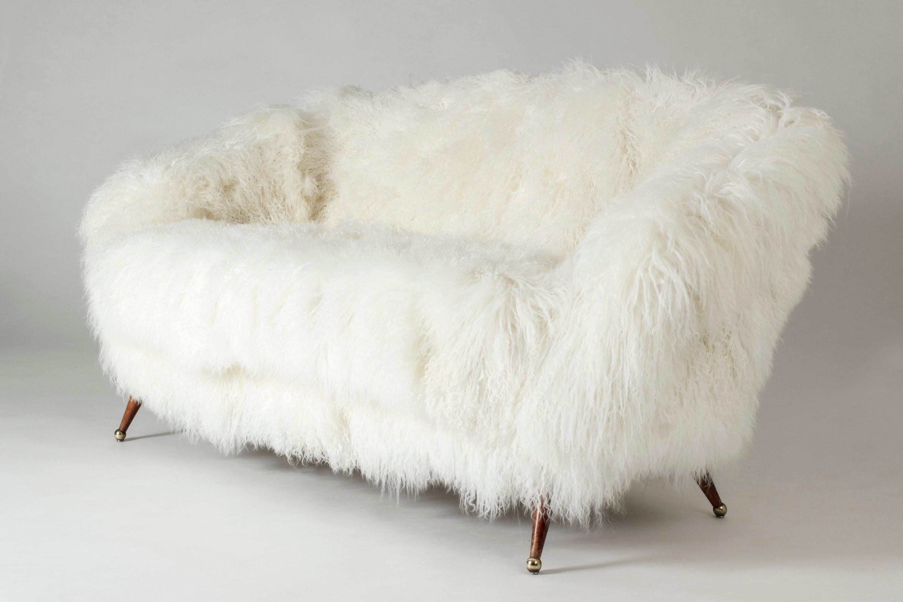 Scandinavian Modern Sheepskin 