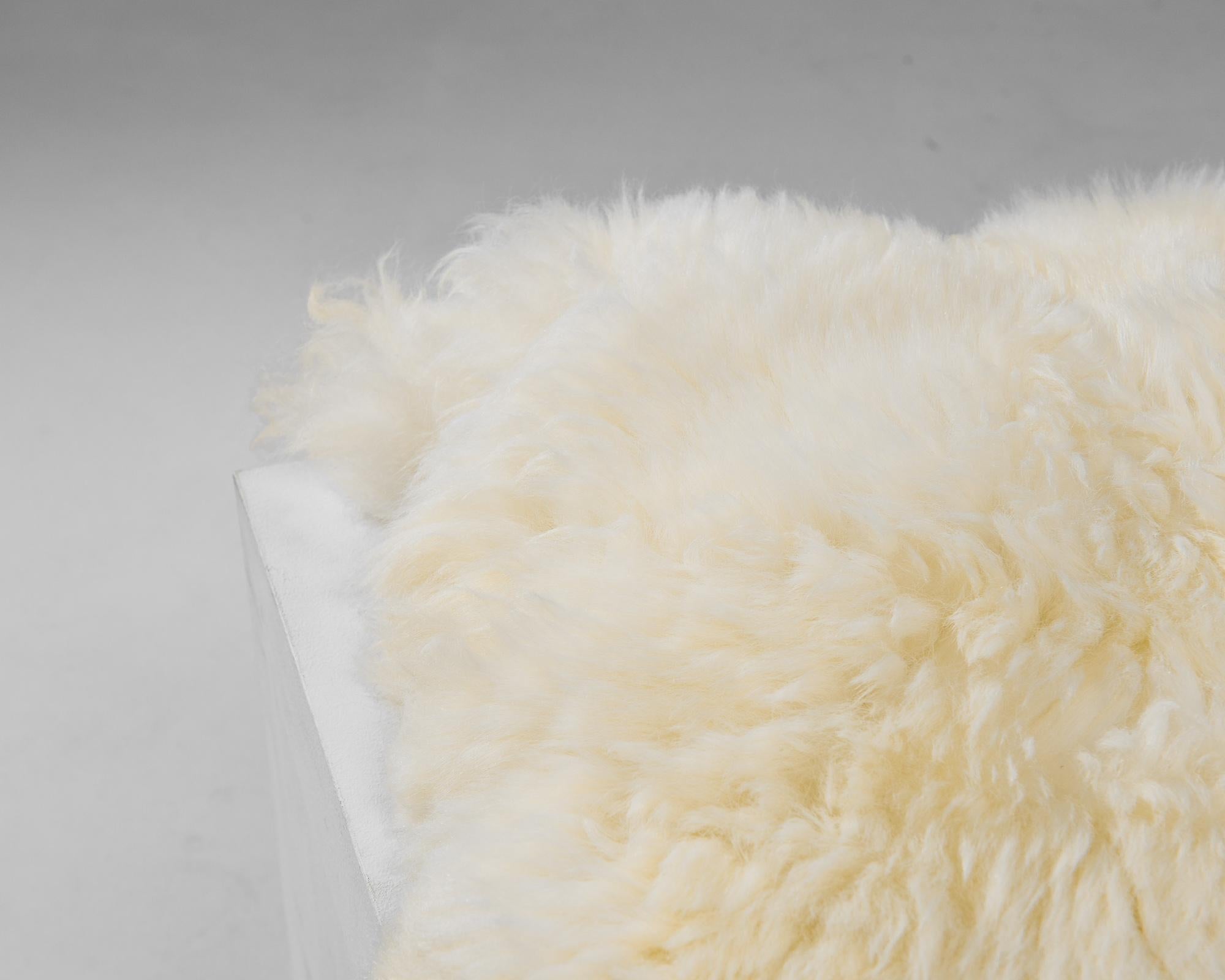 Sheepskin Throw at 1stDibs sheepskin throw for chair, sheepskin