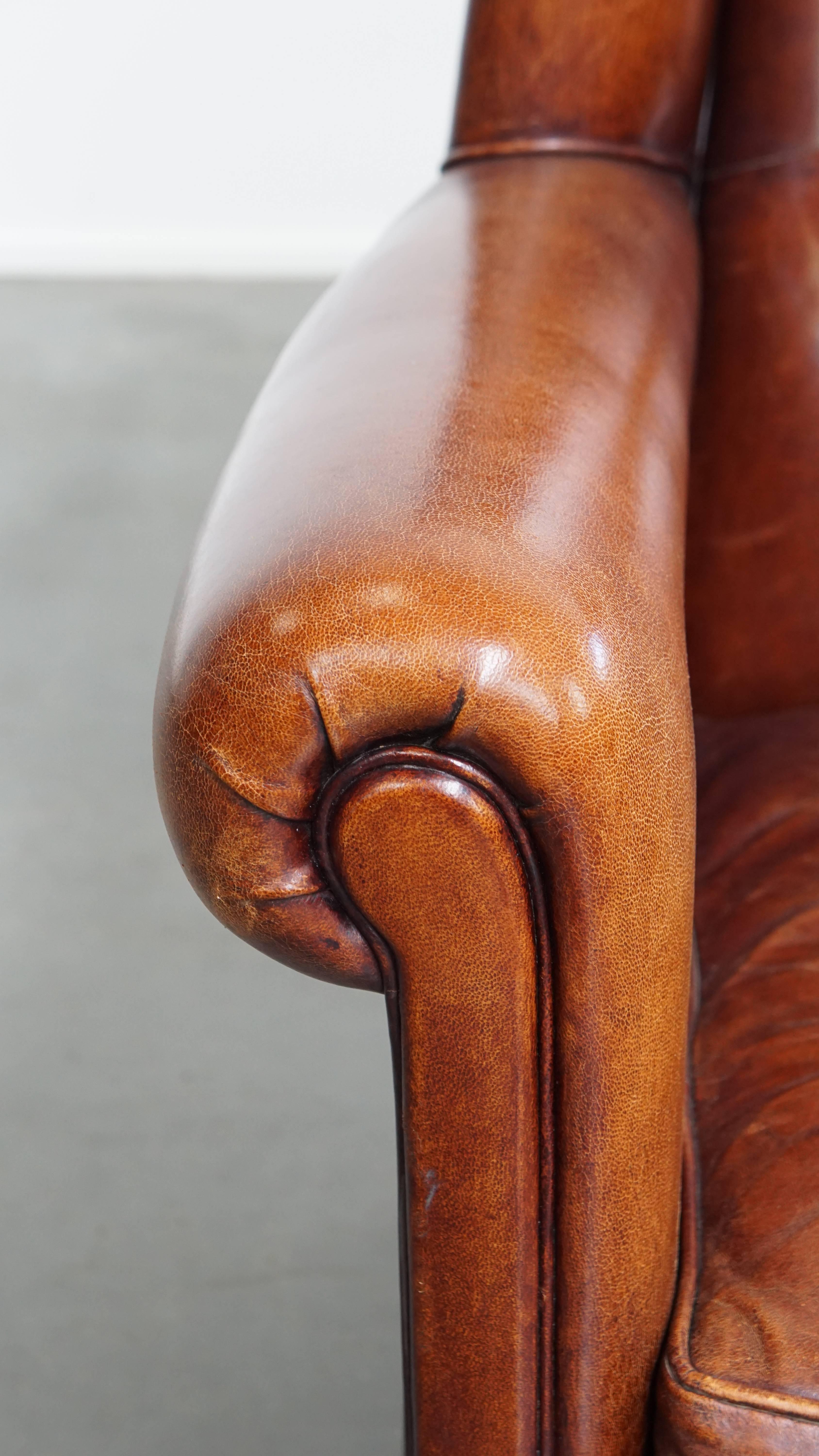 Sheepskin Wingback Chair en venta 3
