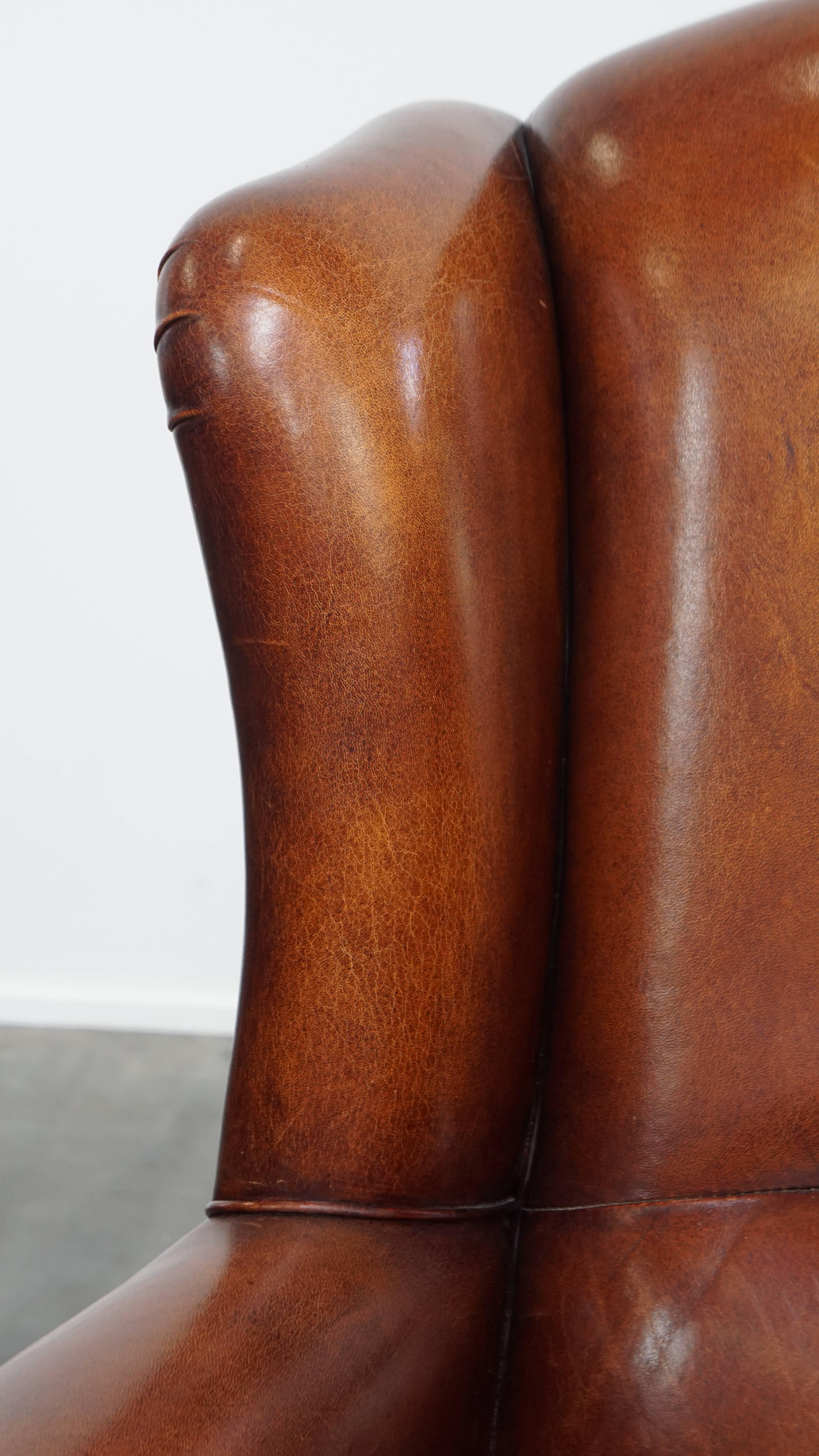 Sheepskin Wingback Chair en venta 4