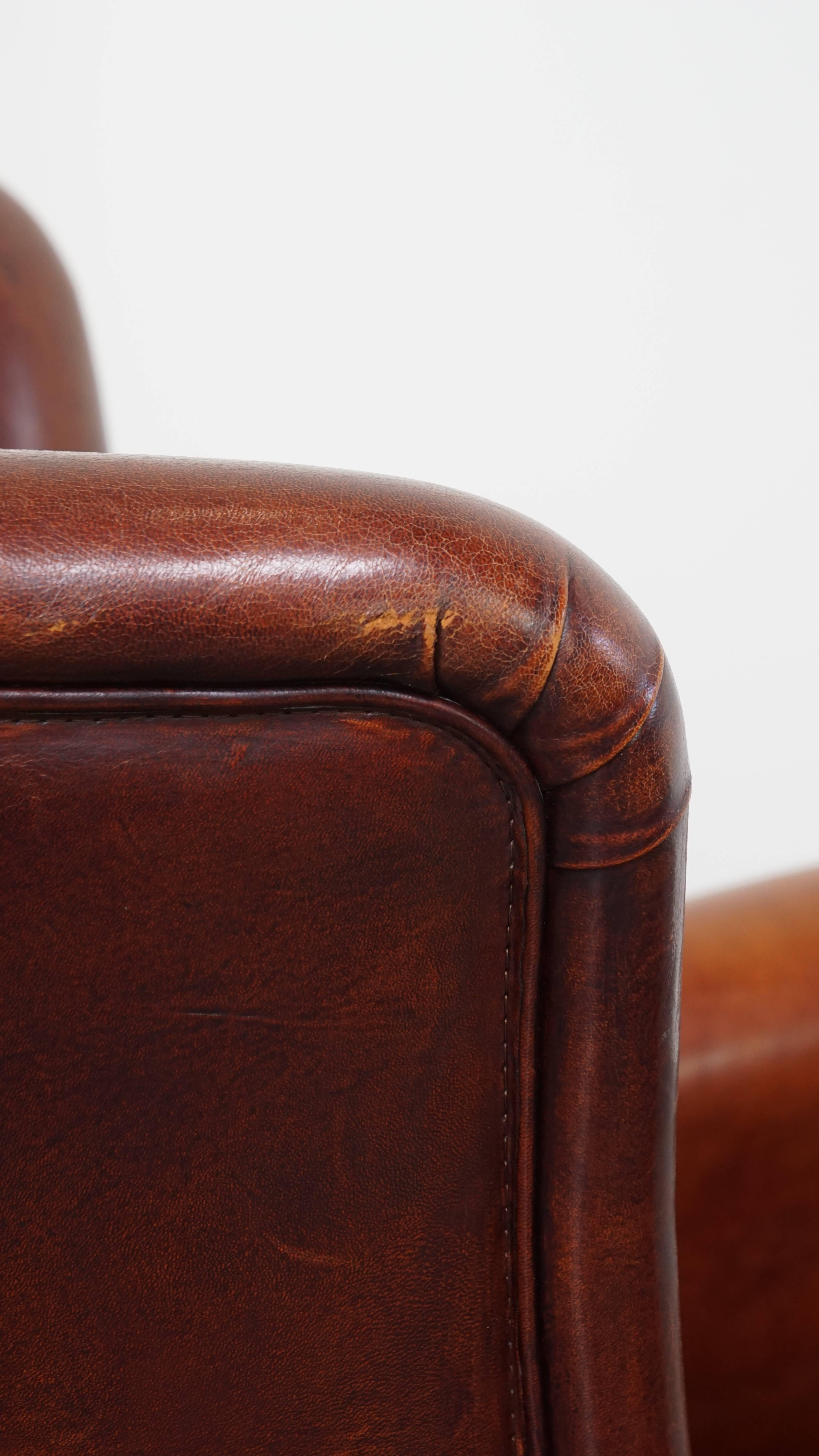 Sheepskin Wingback Chair en venta 6