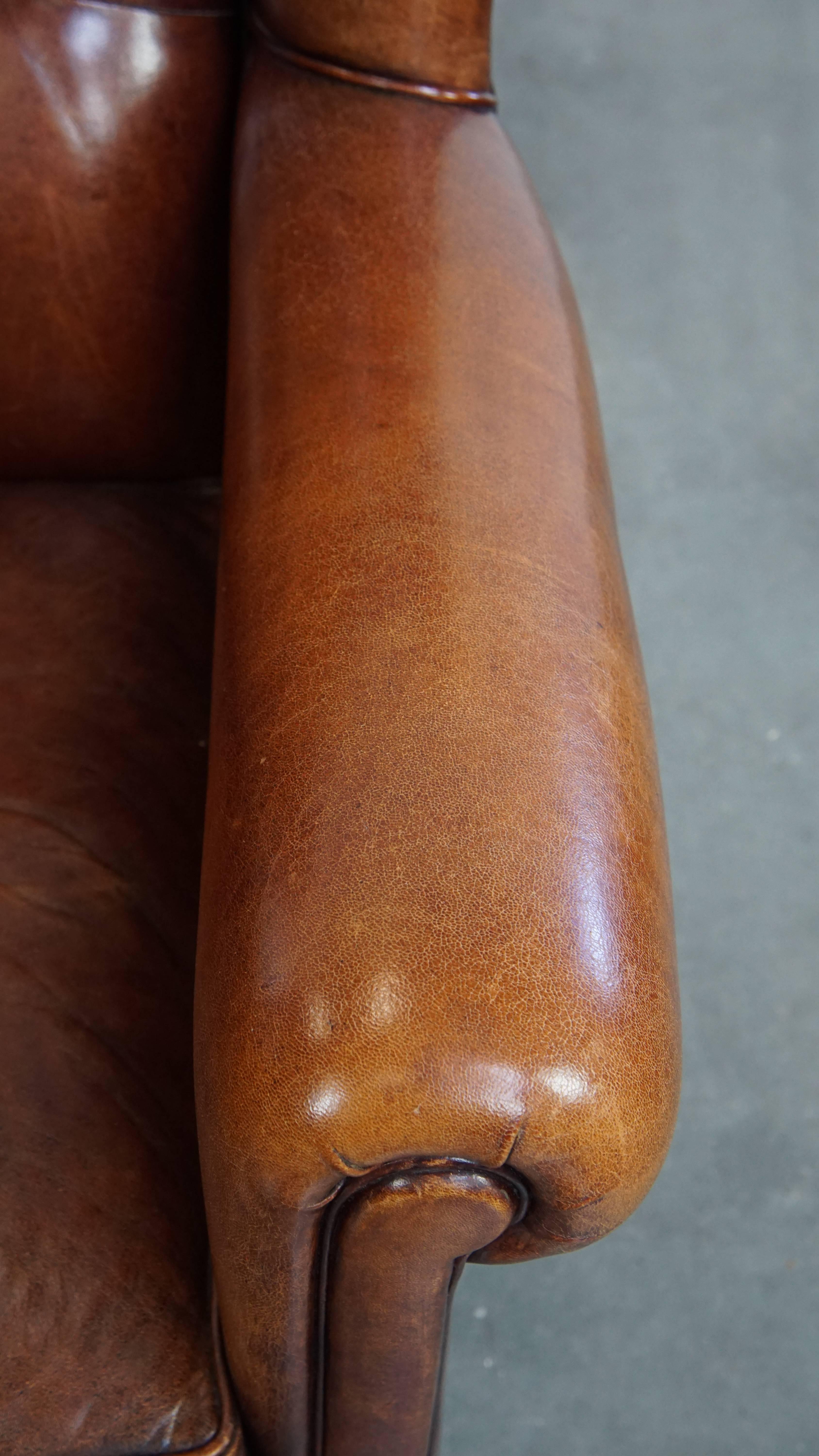 Sheepskin Wingback Chair en venta 1