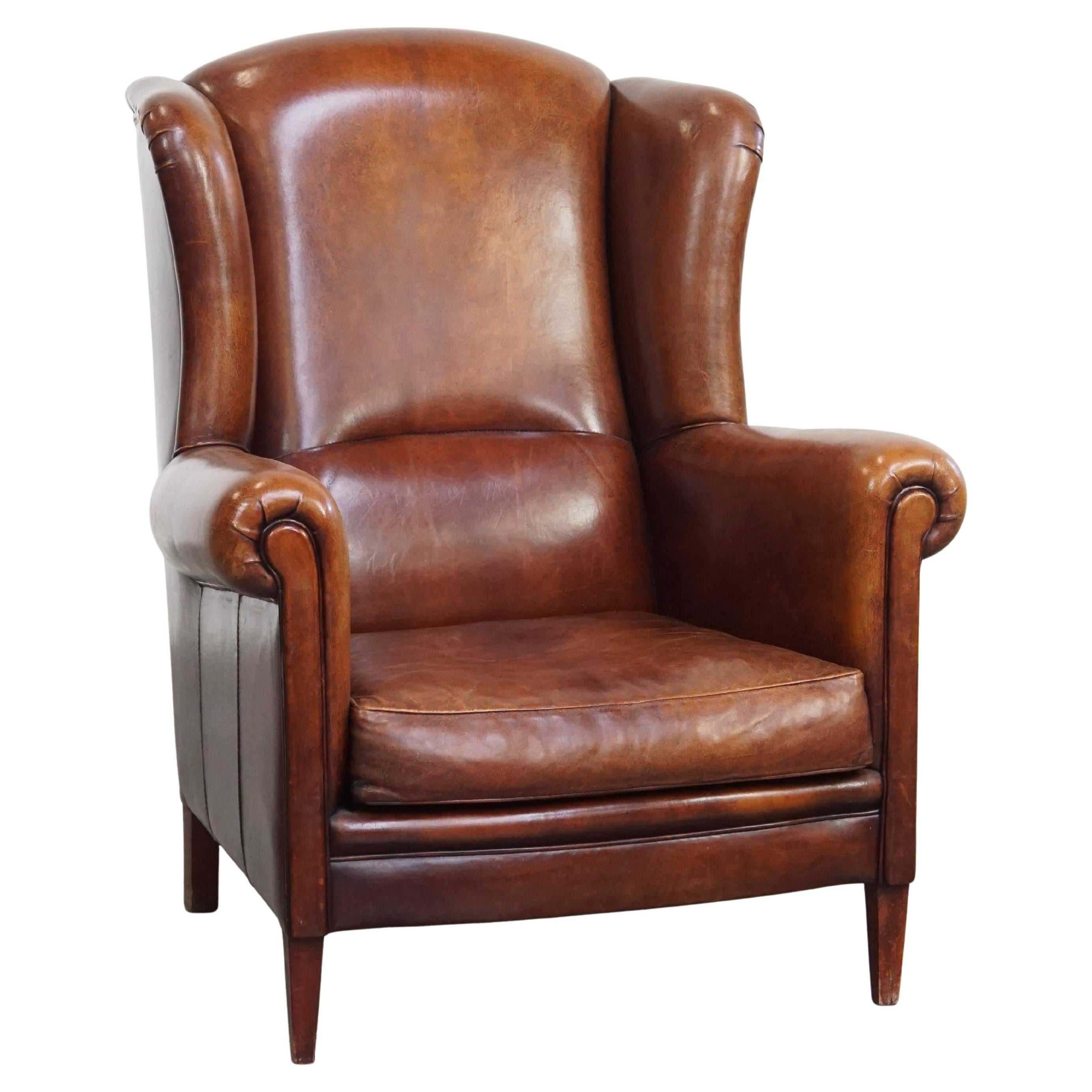 Sheepskin Wingback Chair