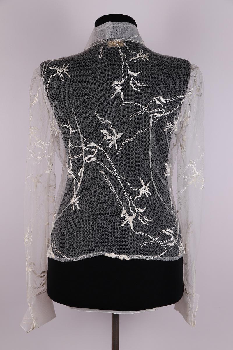 Durchsichtige Bluse von Gianni Versace. im Angebot 2