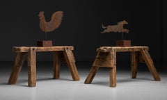 Sheet Iron Weathervanes, England circa 1950