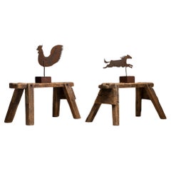 Sheet Iron Weathervanes, England circa 1950