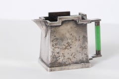 Sheets Rockford Modernist American Silver Plate and Catalin Creamer, circa 1928