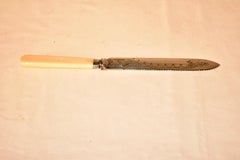 Sheffield Cake Knife, Dated 1901