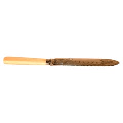 Antique Sheffield Cake Knife, Dated 1901