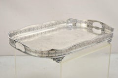 Sheffield England "Kentshire" Adams Style Silver Plated Serving Platter Tray