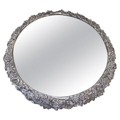 Sheffield Silver Mirrored Plateau, 19th Century