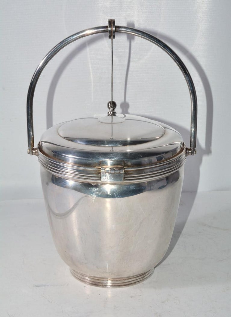 Sheffield Silver Plate Lidded Ice Bucket, USA at 1stDibs the sheffield silver company ice