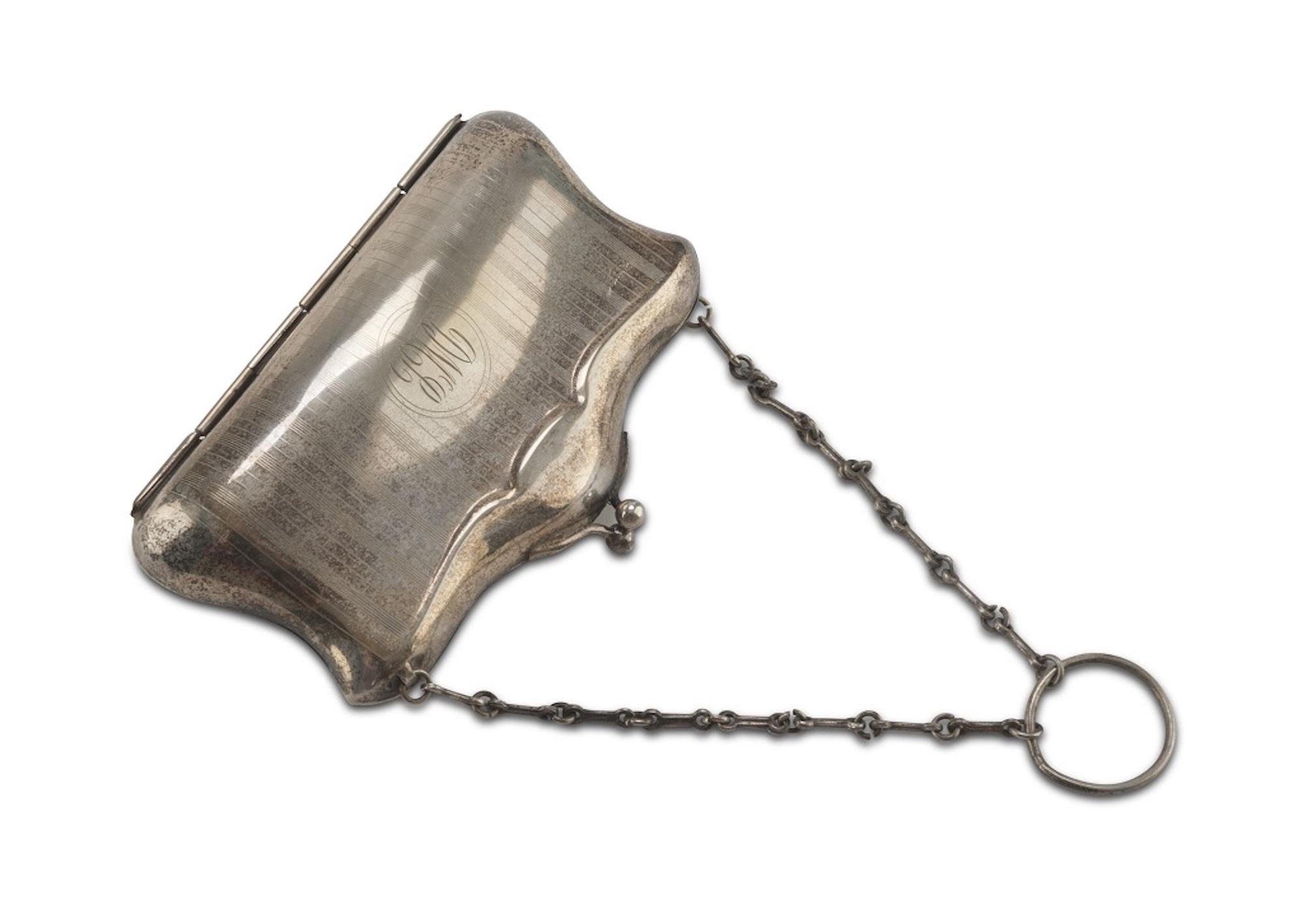 Early 20th Century Sheffield Silver Purse, English Manufacture, Early 1900