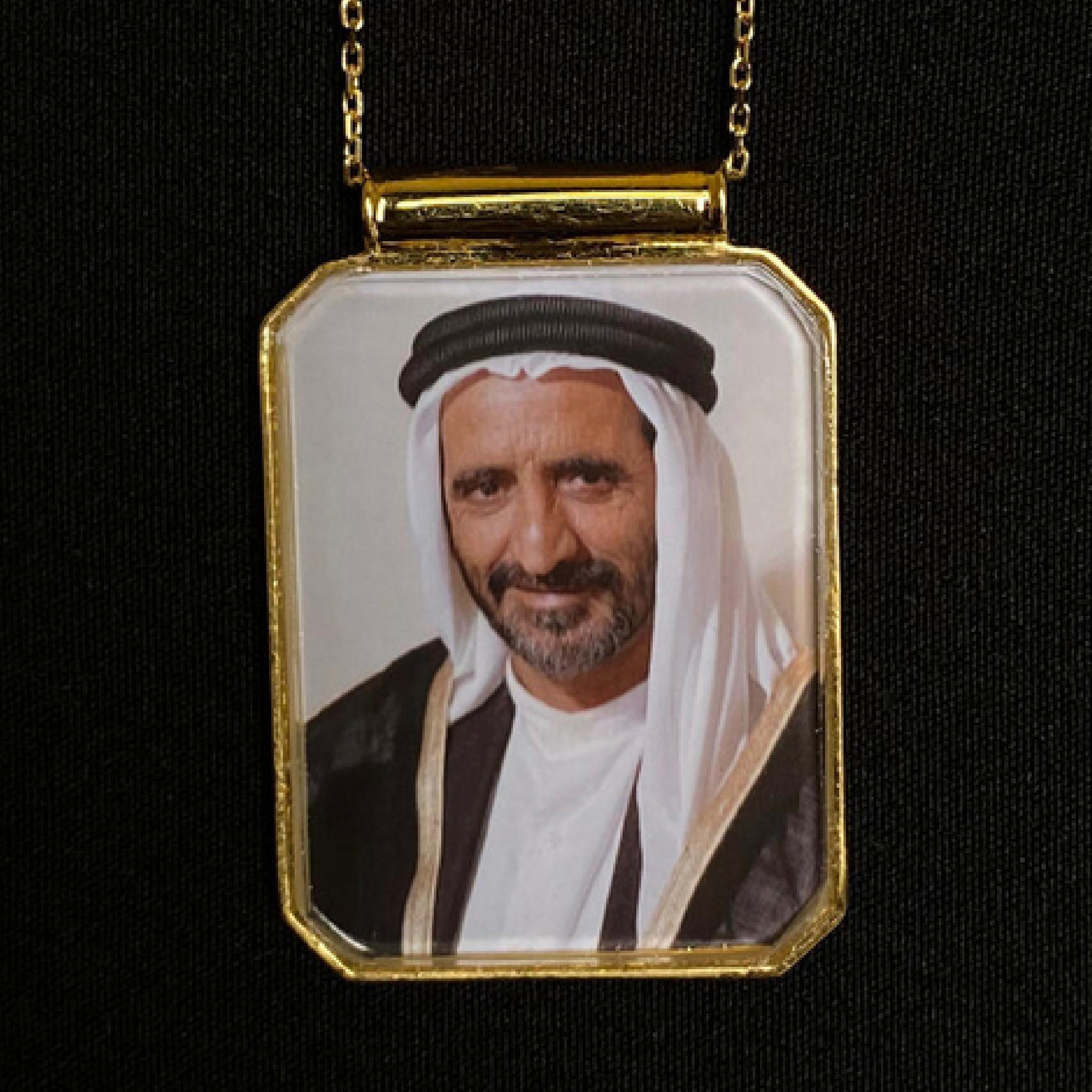 An undisputed pioneer and beloved leader of Dubai, Sheikh Rashid is recognized for his instrumental role in the union of the seven Emirates and his tireless dedication to shaping Dubai into the vibrant city it is today. As a symbol of admiration for