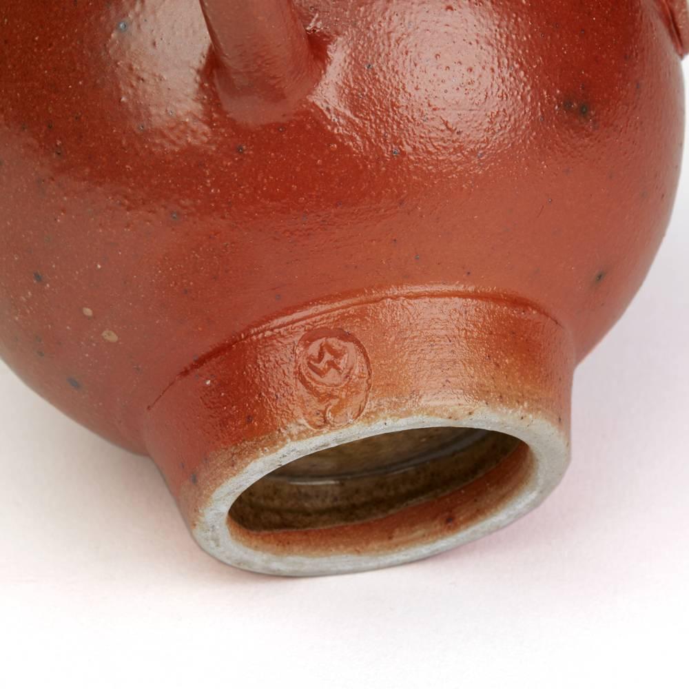 Sheila Casson Studio Pottery Red Salt Glazed Jug, 20th Century 2