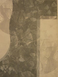 BRHHP 05, Original Signed Contemporary Neutral Toned Monoprint