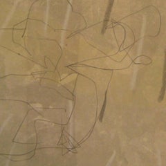 BRHHP 33, Original Signed Contemporary Neutral Toned Monoprint