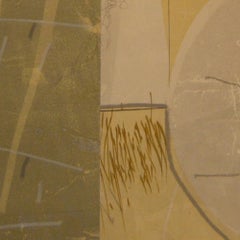 BRRHP 47, Original Signed Contemporary Neutral Toned Monoprint