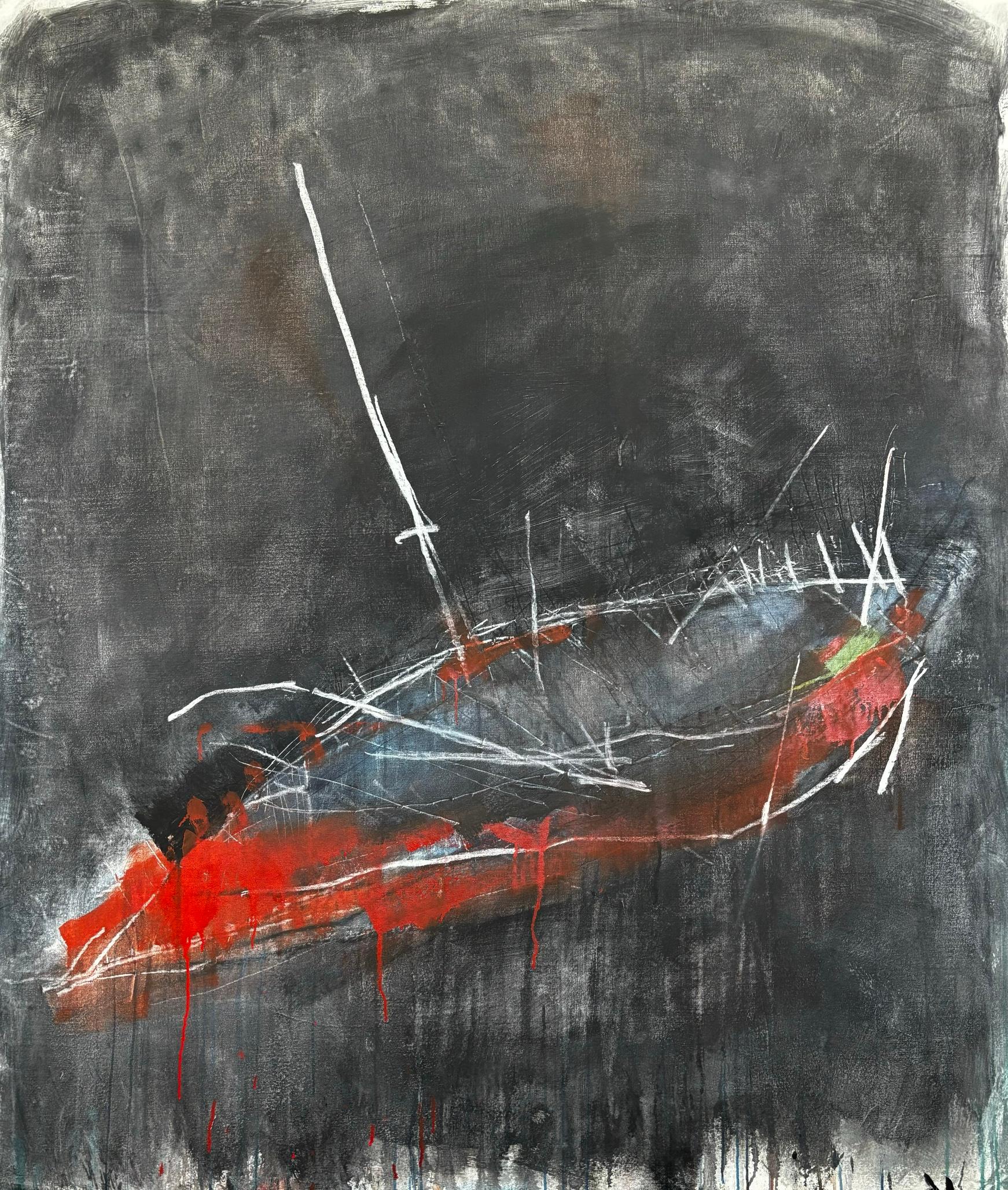 Abstract Painting di Sheila Daube - Il relitto della Gribshunden