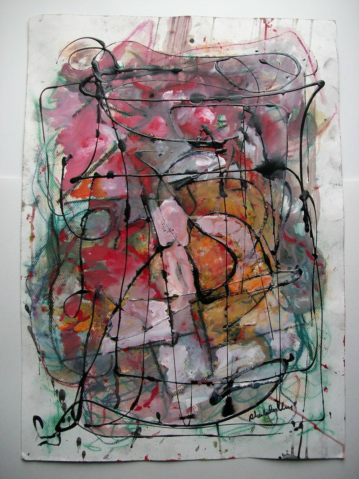 Sheila Denaburg, Contemporary Mixed Media Painting, Signed, Canada, C. 2011 In Good Condition For Sale In Chatham, ON