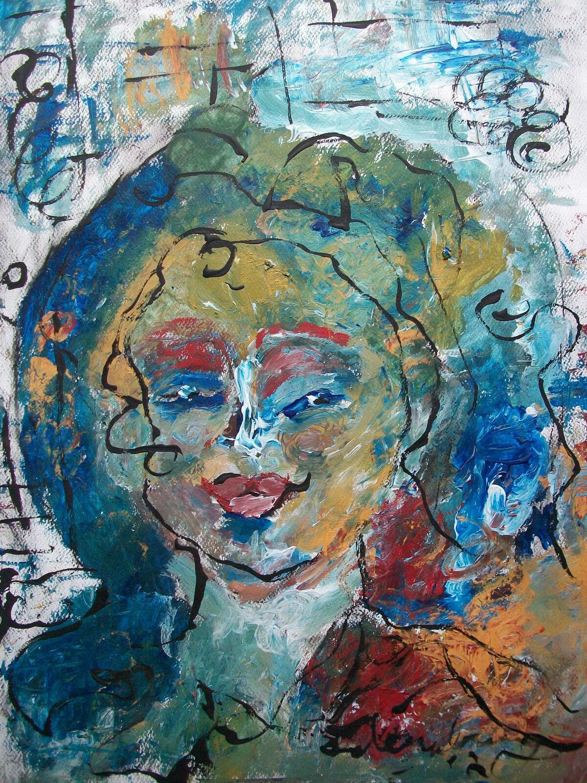 Sheila Denaburg, Contemporary Mixed Media Painting, Signed, Canada, C. 2011 For Sale 1