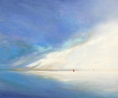 Light on the Bay - A Beautiful Day for a Sail, Oil Painting