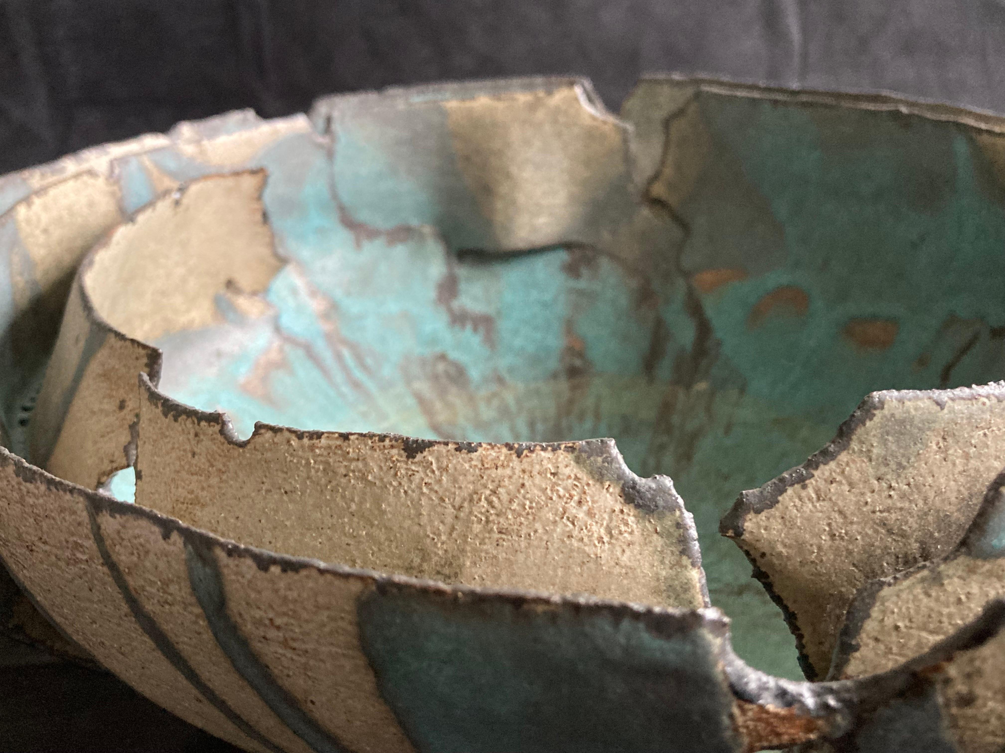 Sheila Fournier Studio Pottery Bowl Circa 1970s 8