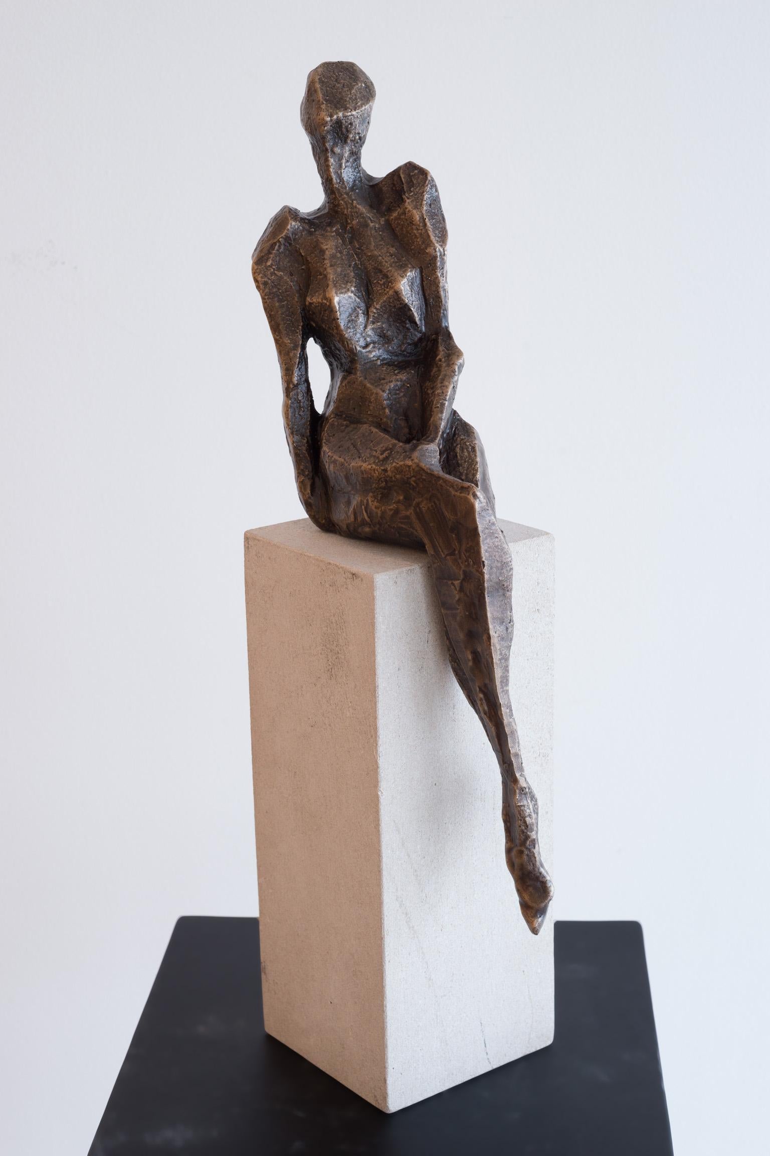 Sheila Ganch Figurative Sculpture - Resolve