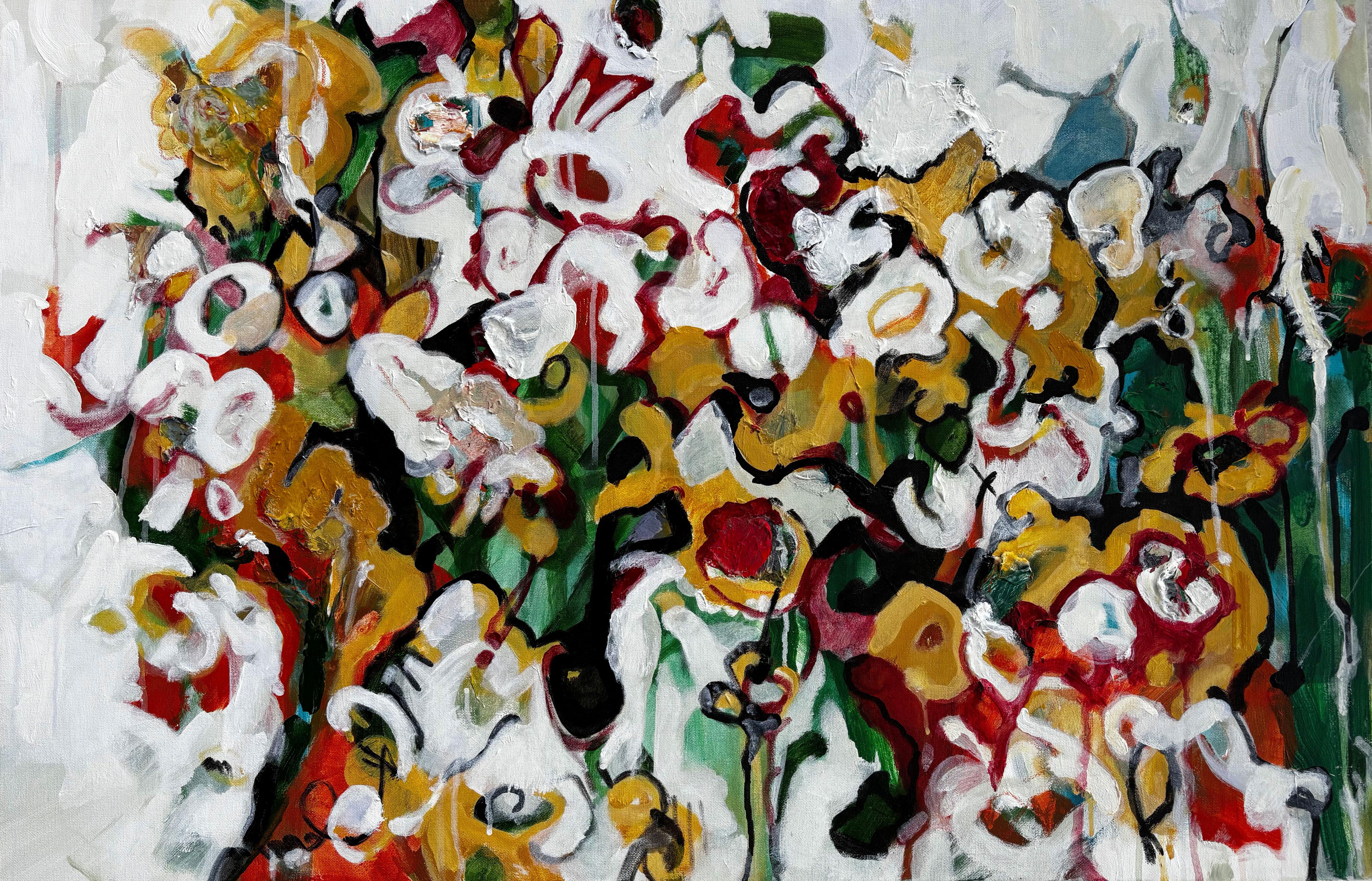 Birdsong Is Music, Abstract Painting