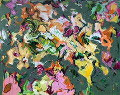 Fantasie Garten 27, Abstraktes Gemälde
