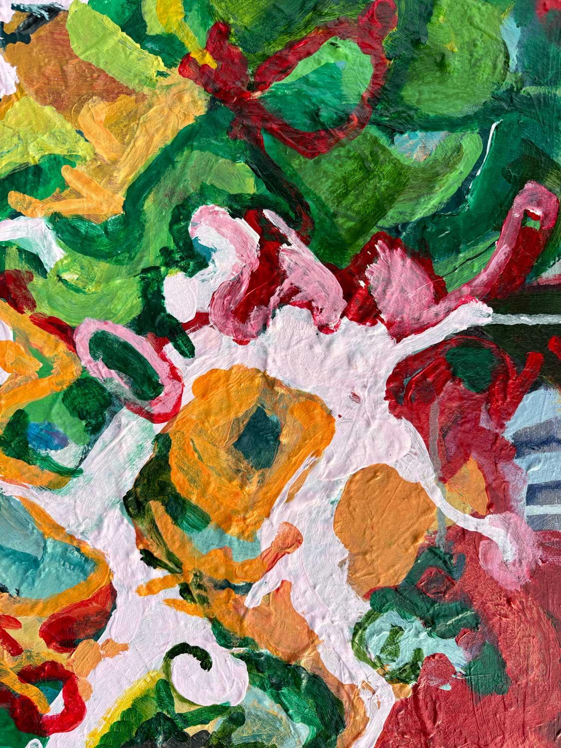 Fantasy Garden 31, Abstract Painting For Sale 3