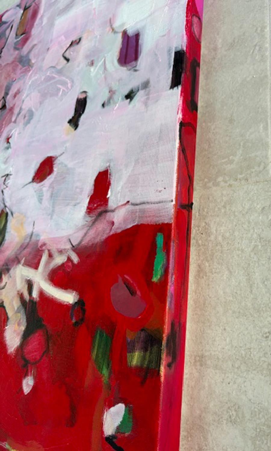 Old Rebel Reeling, Abstrakte Malerei – Painting von Sheila Grabarsky