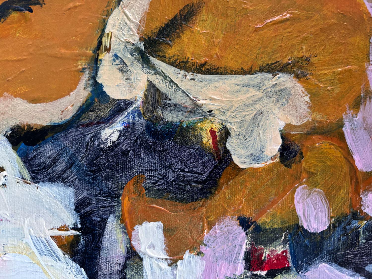 Cuore aperto, Pittura astratta - Painting Astratto di Sheila Grabarsky