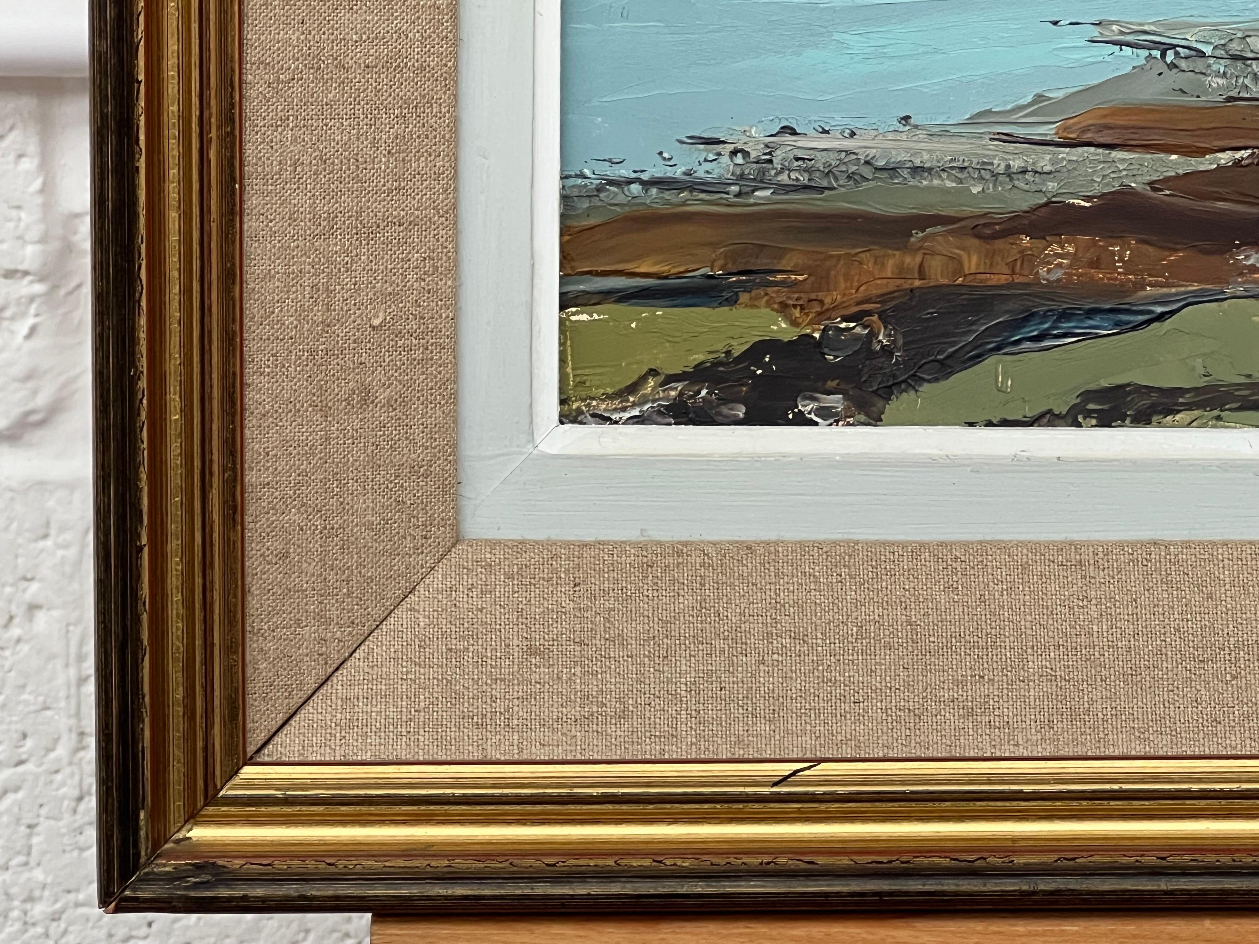 Scottish Highland Seascape Shoreline Impasto Painting by Royal Society Artist For Sale 15